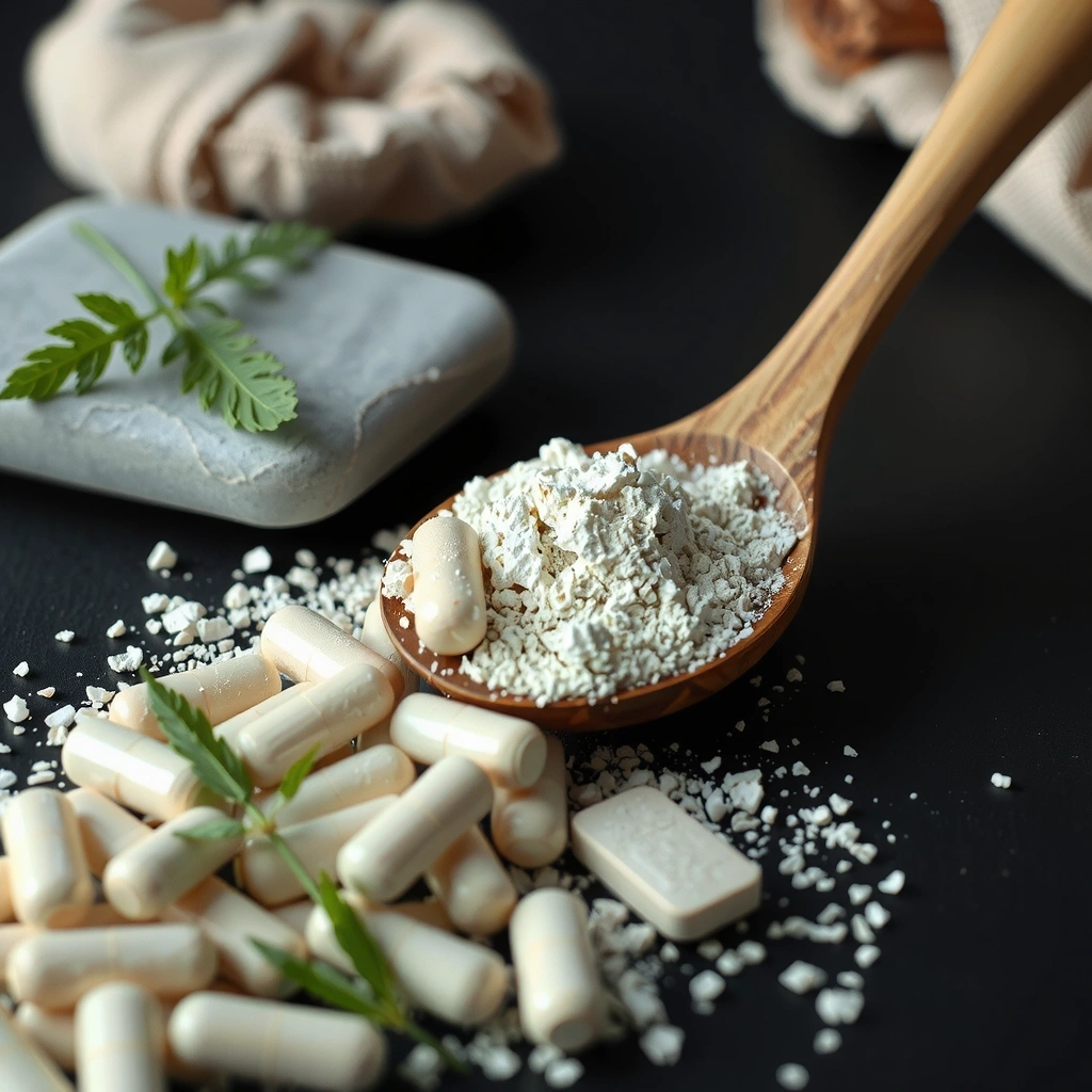 Natürliche Pulver Textur